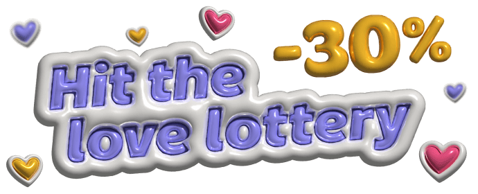 Hit the love lottery